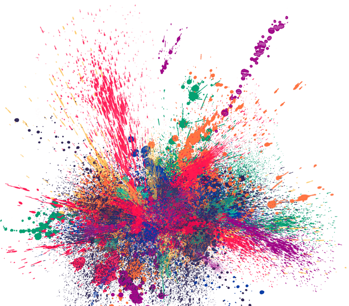 color splashes